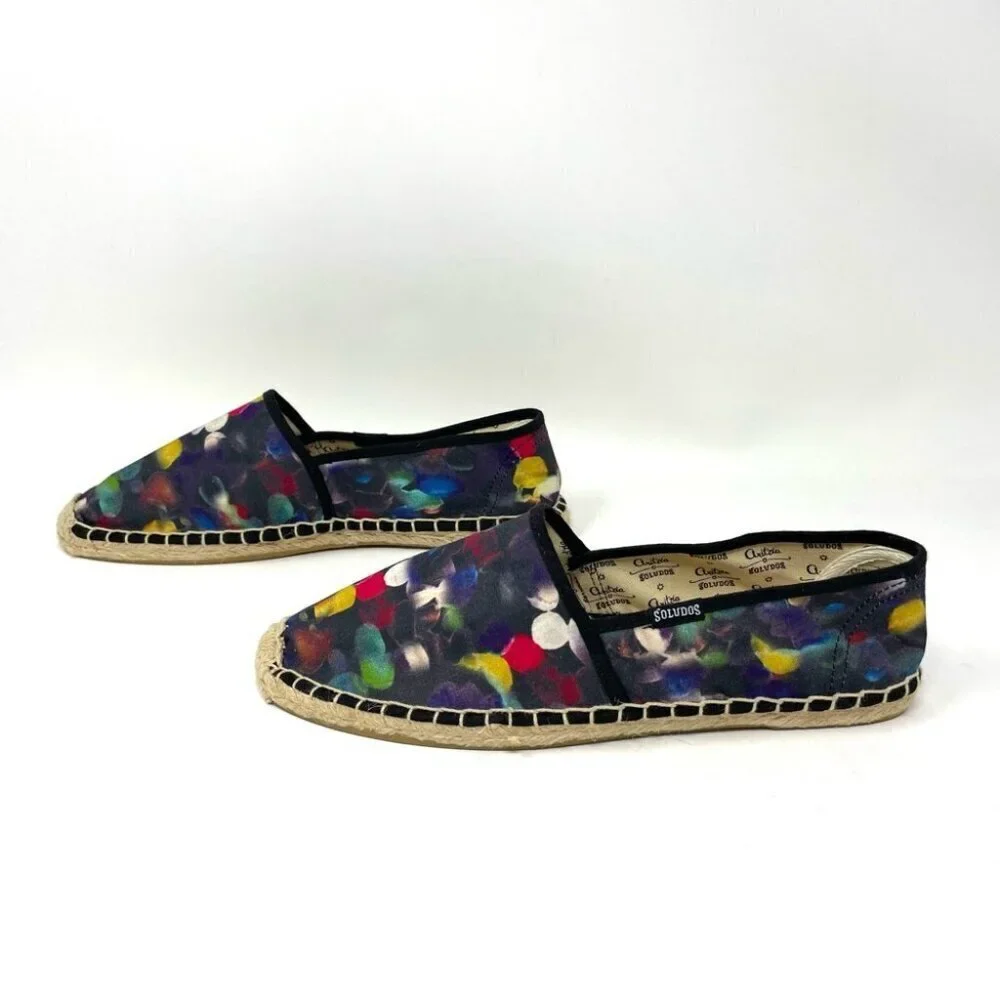 * Soludos x Aritzia Multicolor Espadrille Flats Size 8